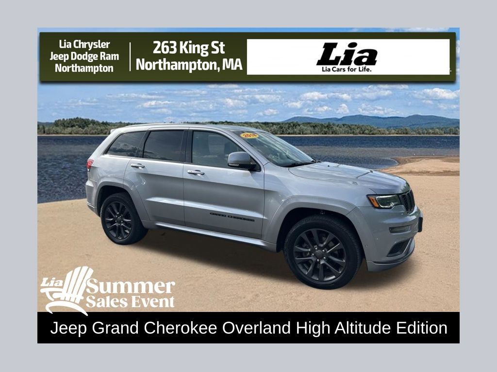 Billet Silver Metallic Clearcoat 2018 Jeep Grand Cherokee SUV / Crossover Four-Wheel Drive 8-Speed Automatic