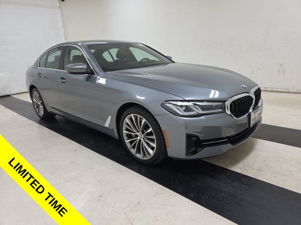 Skyscraper Gray Metallic 2023 BMW 5 Series Sedan Rear-Wheel Drive 8-Speed Automatic