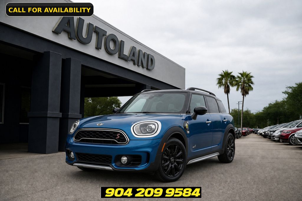 Island Blue Metallic 2019 MINI Countryman Hybrid Plug-in Cooper SE ALL4 AWD SUV / Crossover All-Wheel Drive 6-Speed Automatic