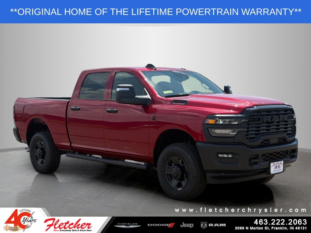 Molten Red Pearlcoat 2025 RAM 2500 Pickup Truck Four-Wheel Drive 8-Speed Automatic