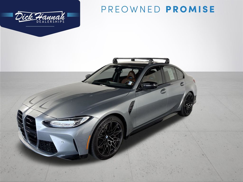 Skyscraper Gray Metallic 2024 BMW M3 Sedan All-Wheel Drive 8-Speed Automatic