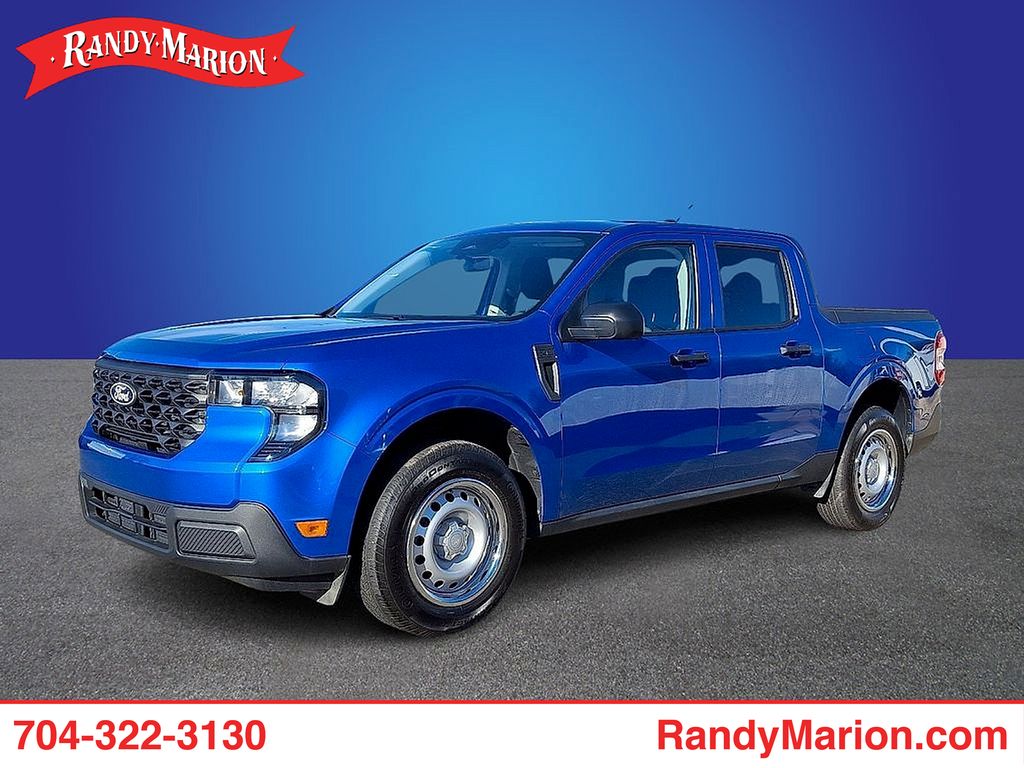 Blue 2025 Ford Maverick XL SuperCrew AWD Pickup Truck All-Wheel Drive 8-Speed Automatic