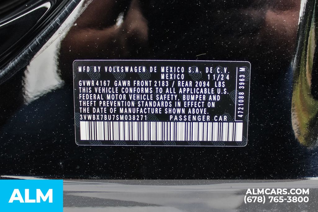 Used 2025 Black Volkswagen 1.5T Sport image 38