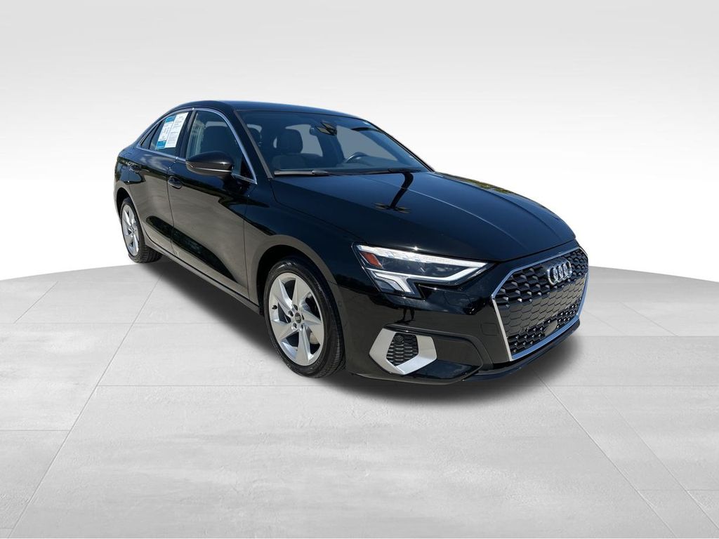 2023 Brilliant Black Audi A3 40 Premium FWD Sedan