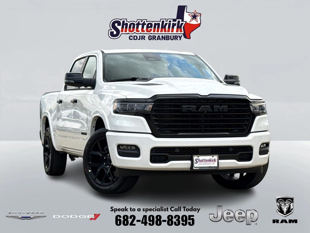 Bright White Clearcoat 2026 RAM 1500 Pickup Truck Four-Wheel Drive 8-Speed Automatic