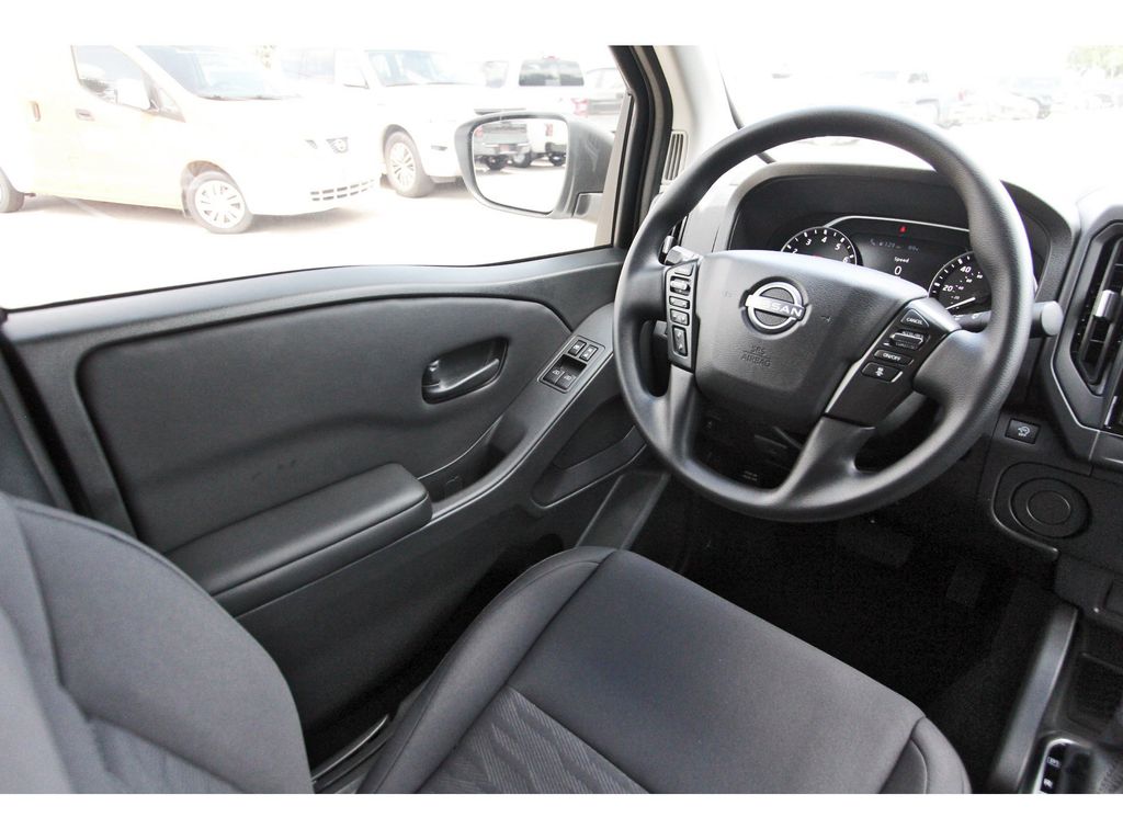 2026 Nissan Frontier S White at South Houston Nissan