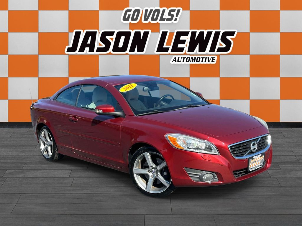 Flamenco Red Metallic 2011 Volvo C70 Convertible Front-Wheel Drive 5-Speed Automatic