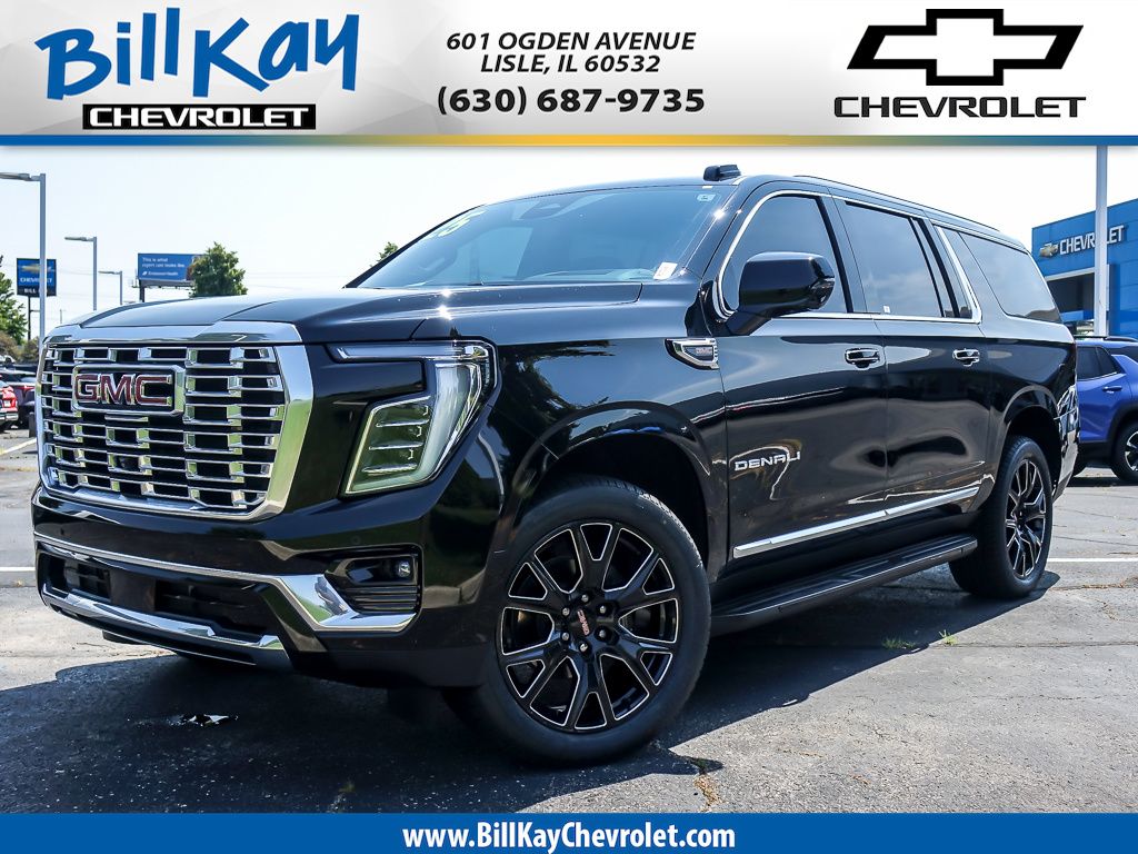 Onyx Black 2025 GMC Yukon XL SUV / Crossover Four-Wheel Drive Automatic