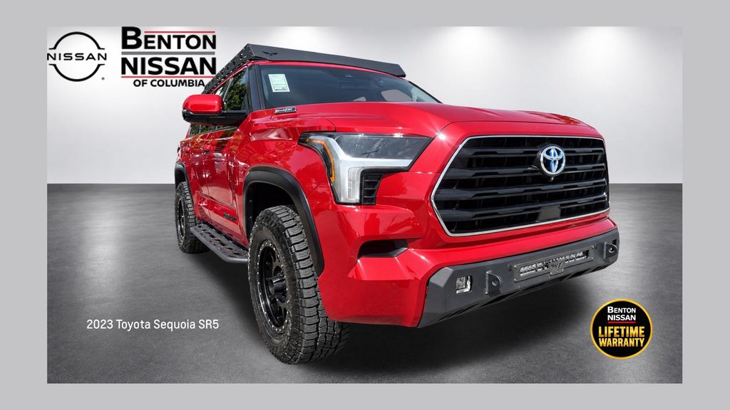 Red 2023 Toyota Sequoia SUV / Crossover Four-Wheel Drive Automatic