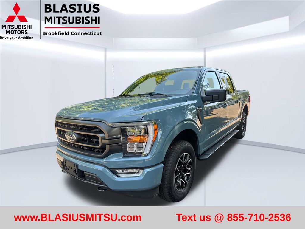 Area 51 Blue 2023 Ford F-150 Pickup Truck Four-Wheel Drive Automatic