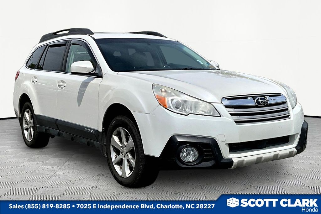 Satin White Pearl 2013 Subaru Outback 2.5i Limited Wagon All-Wheel Drive Continuously Variable Transmission