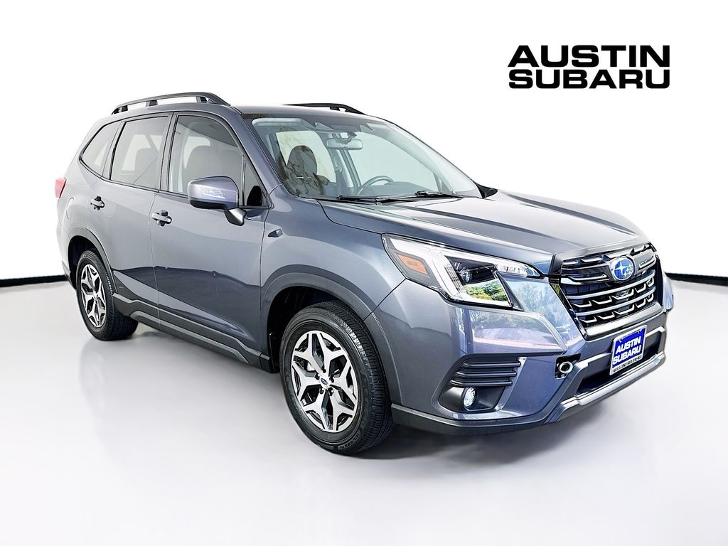 Gray Metallic 2024 Subaru Forester SUV / Crossover All-Wheel Drive Continuously Variable Transmission