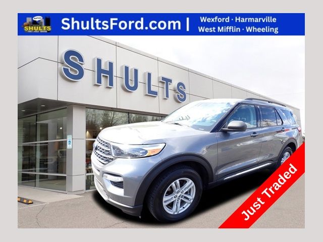 Gray Metallic 2023 Ford Explorer SUV / Crossover All-Wheel Drive Automatic