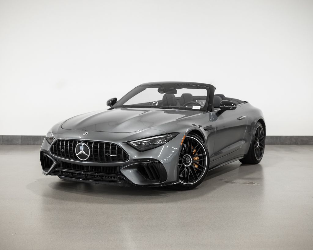 Selenite Gray Metallic 2022 Mercedes-Benz SL-Class Convertible All-Wheel Drive 9-Speed Automatic