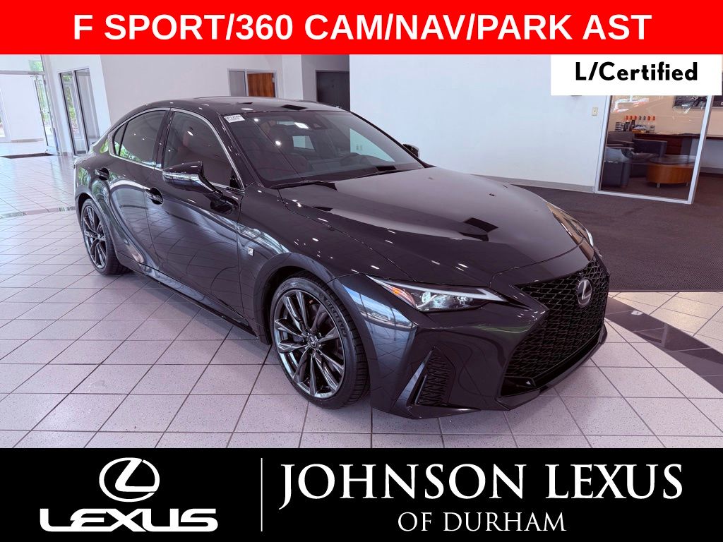 Black (Caviar) 2024 Lexus IS 350 F Sport RWD Sedan Rear-Wheel Drive 8-Speed Automatic