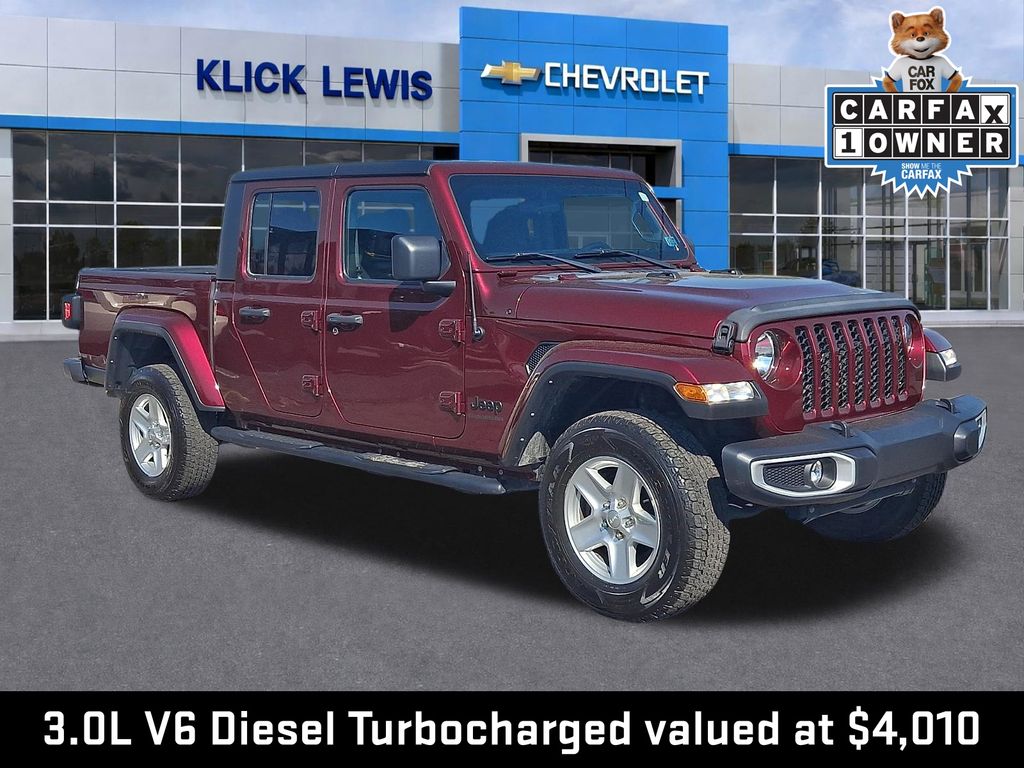 2022 Jeep Gladiator Sport Red at Sutliff Volkswagen