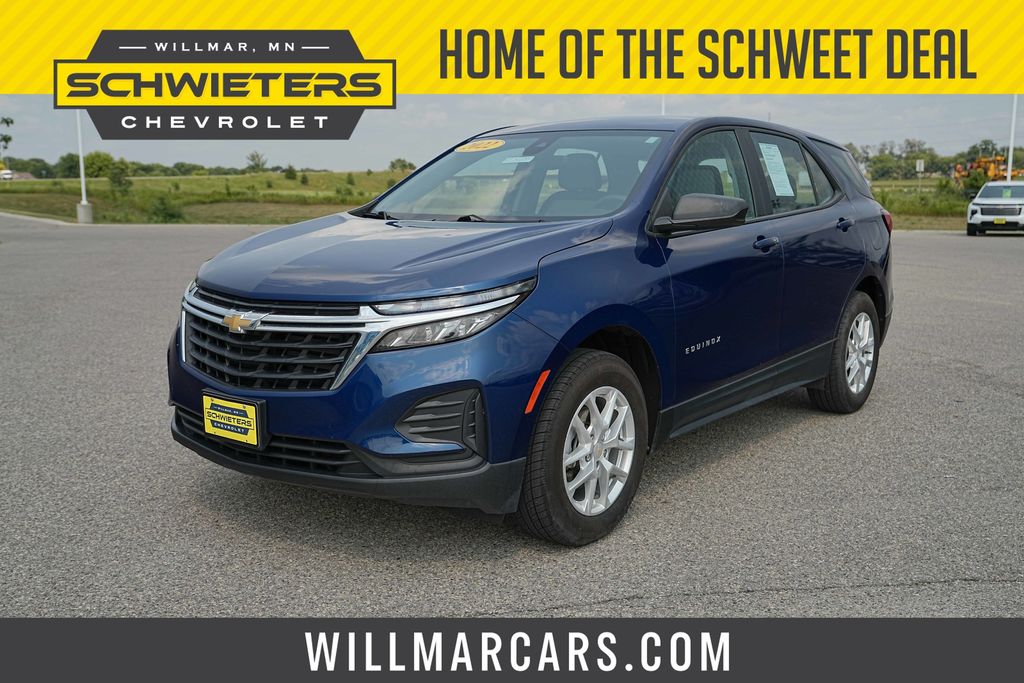 Blue Glow Metallic 2022 Chevrolet Equinox SUV / Crossover Four-Wheel Drive 6-Speed Automatic Overdrive