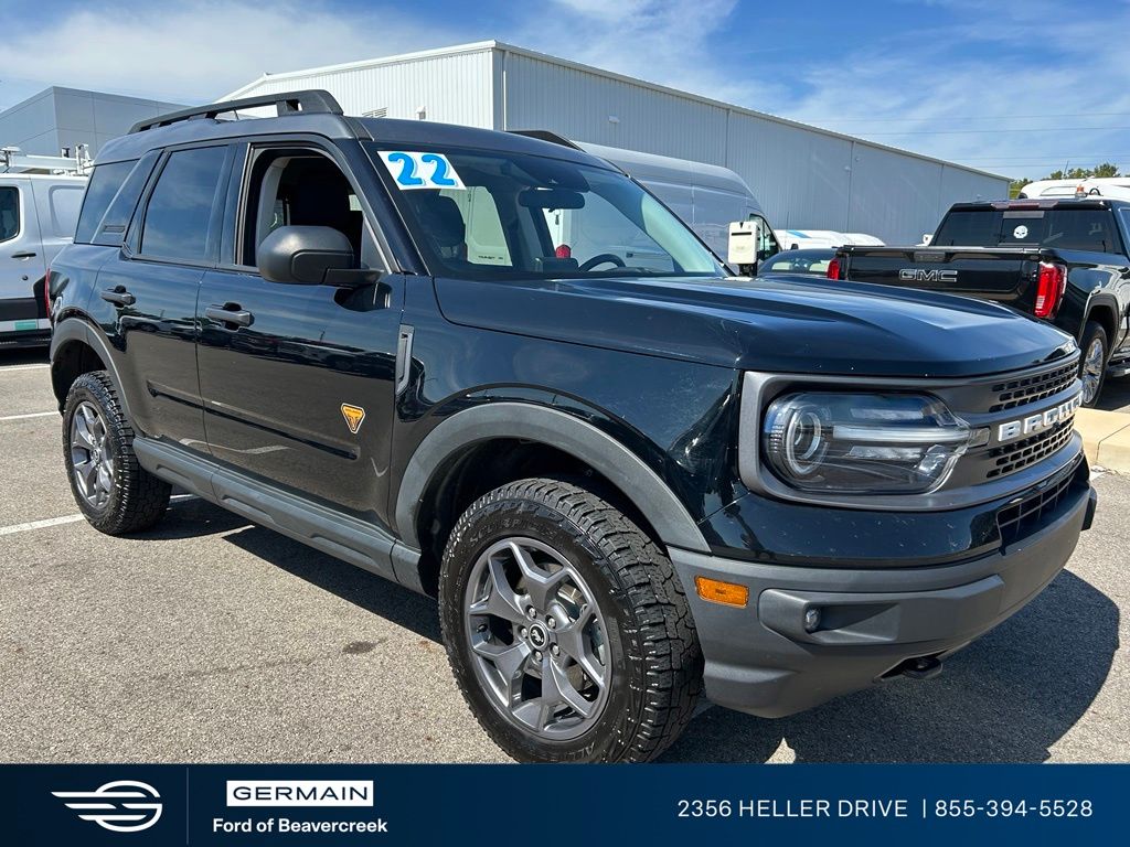 Shadow Black 2022 Ford Bronco Sport SUV / Crossover All-Wheel Drive 8-Speed Automatic