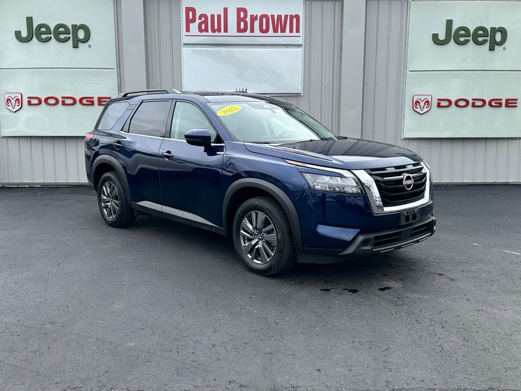Deep Ocean Blue Pearl 2025 Nissan Pathfinder SV 4WD SUV / Crossover All-Wheel Drive 9-Speed Automatic