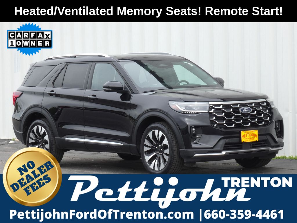 Black Metallic 2025 Ford Explorer SUV / Crossover All-Wheel Drive Automatic