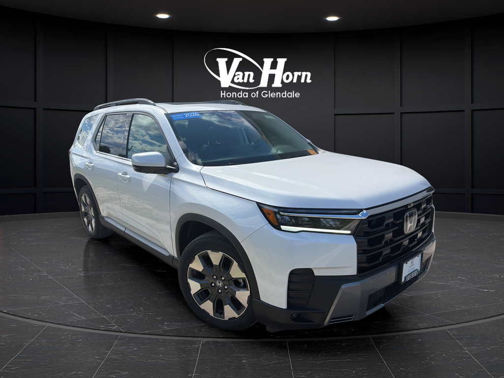 Platinum White 2026 Honda Pilot SUV / Crossover All-Wheel Drive Automatic