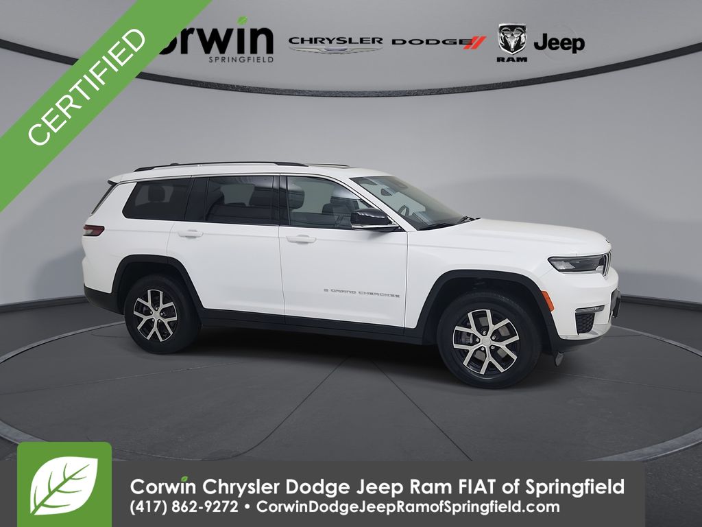 Bright White Clearcoat 2023 Jeep Grand Cherokee L Limited 4WD SUV / Crossover Four-Wheel Drive 8-Speed Automatic