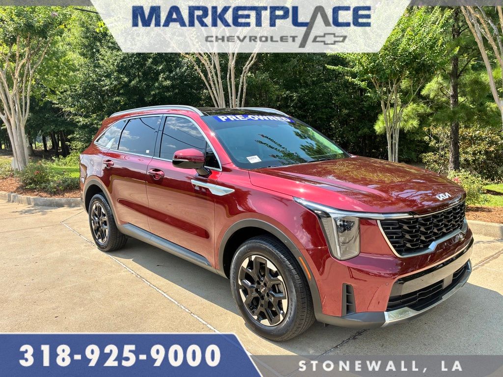 Dawning Red 2025 Kia Sorento SUV / Crossover All-Wheel Drive 8-Speed Automatic