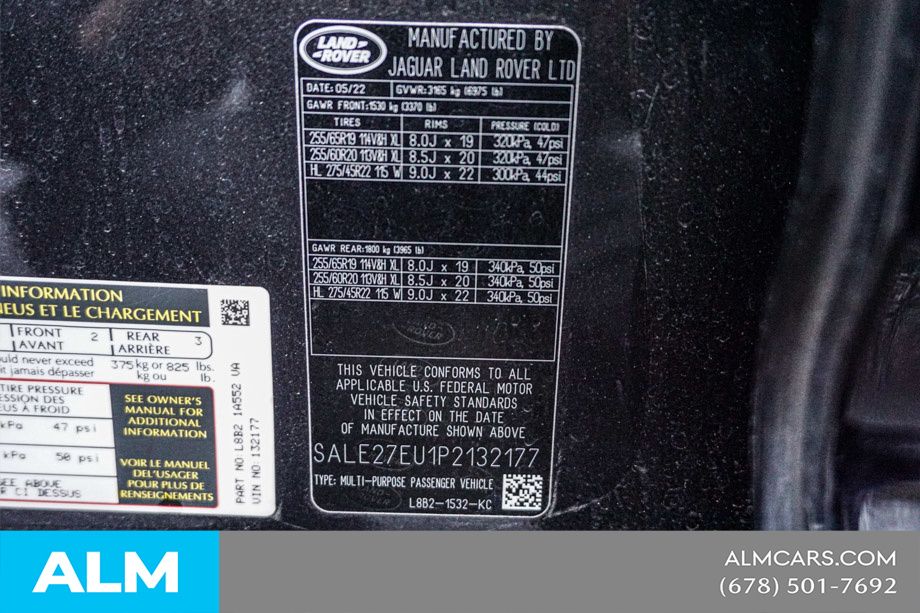 Used 2023 Gray Land Rover X-Dynamic SE image 66