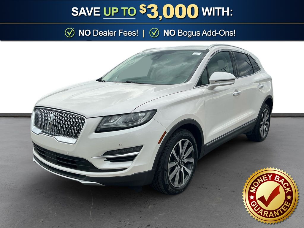 White Platinum Clearcoat Metallic 2019 Lincoln MKC Reserve FWD SUV / Crossover Front-Wheel Drive 6-Speed Automatic