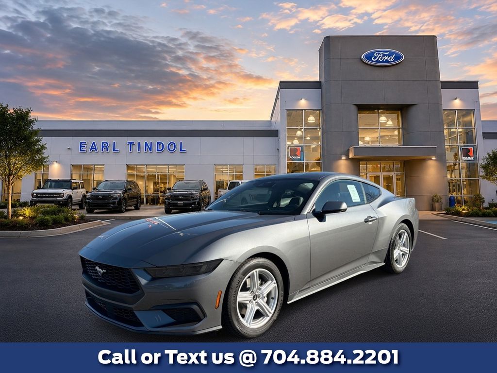 Carbonized Gray Metallic 2026 Ford Mustang Coupe Rear-Wheel Drive Automatic
