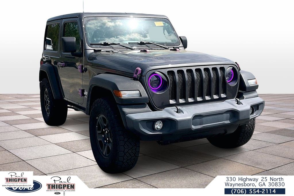 Gray (Granite Crystal Metallic Clearcoat) 2019 Jeep Wrangler Sport 4WD SUV / Crossover Four-Wheel Drive 8-Speed Automatic