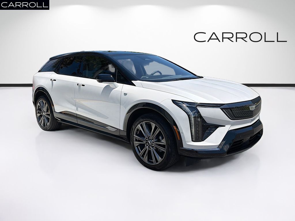 Crystal White Tricoat 2025 Cadillac OPTIQ Sport 2 AWD SUV / Crossover All-Wheel Drive 1-Speed Automatic