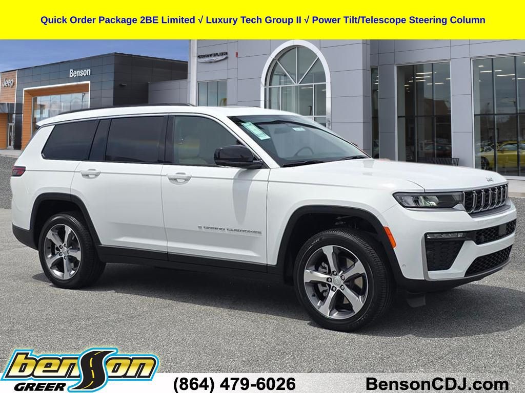 Bright White Clearcoat 2026 Jeep Grand Cherokee L SUV / Crossover Four-Wheel Drive 8-Speed Automatic