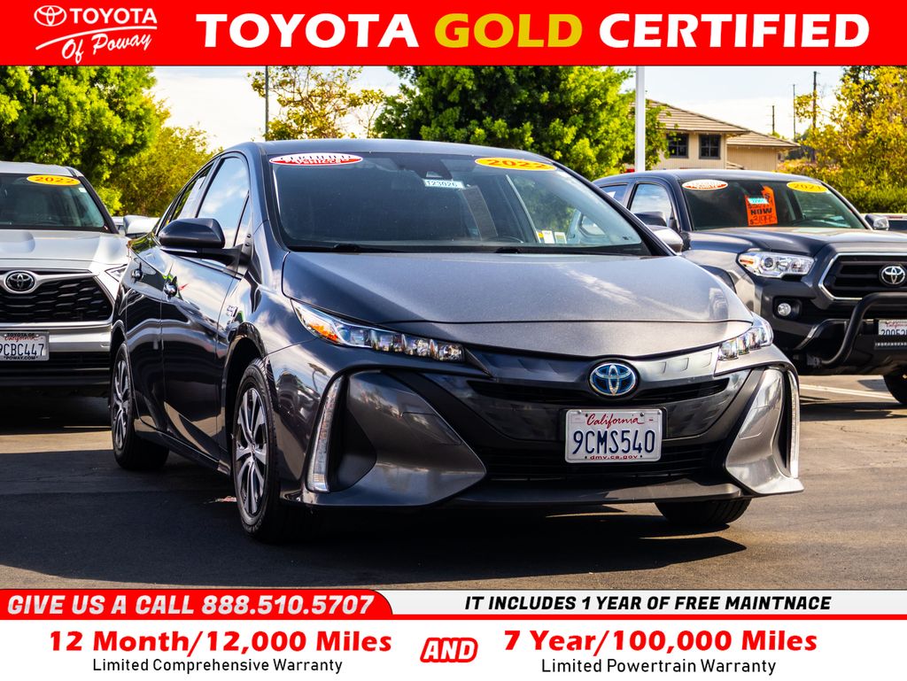Magnetic Gray Metallic 2022 Toyota Prius Prime Hatchback Front-Wheel Drive Continuously Variable Transmission