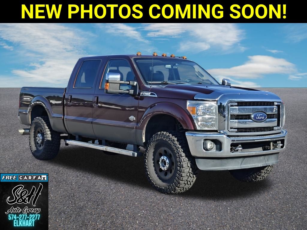 Red (Bronze Fire Metallic) 2016 Ford F-250 Super Duty Pickup Truck Four-Wheel Drive 6-Speed Automatic Overdrive