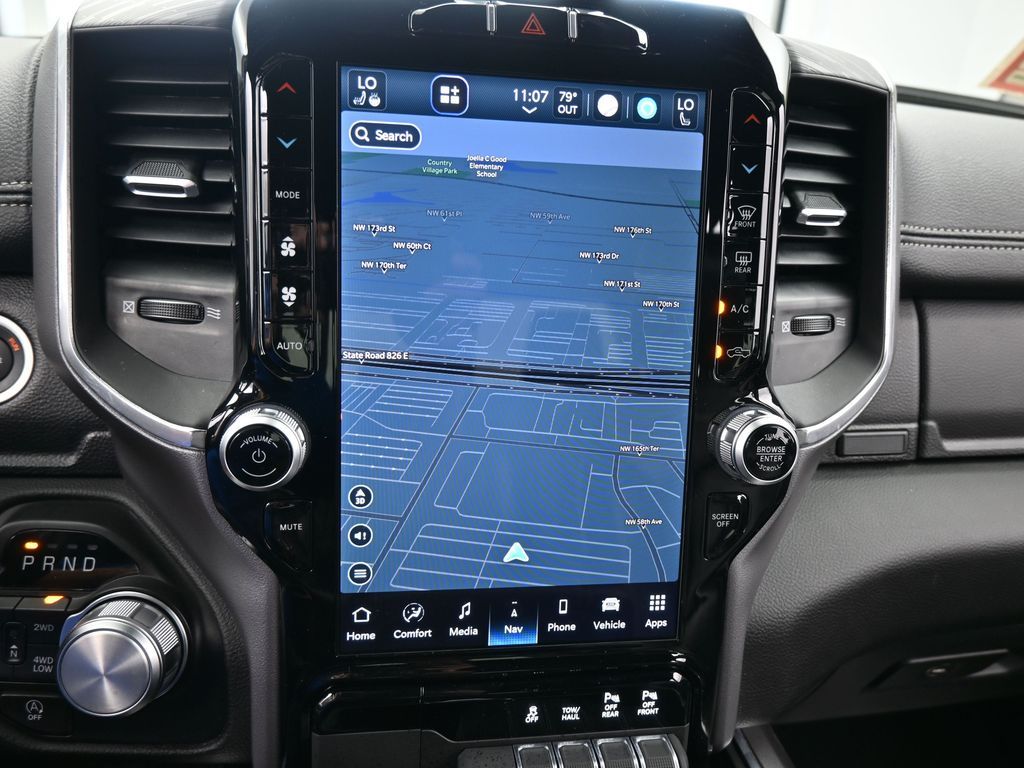 Used 2023 Diamond Black Crystal Pearlcoat Ram Laramie image 19