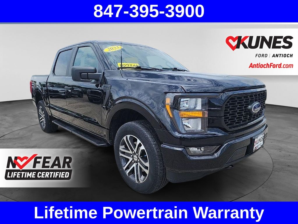 Black Metallic 2023 Ford F-150 Pickup Truck Four-Wheel Drive Automatic