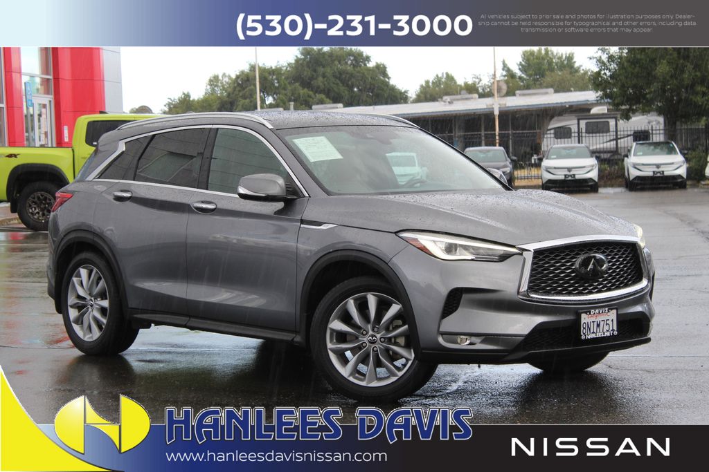 Gray (Graphite Shadow) 2019 INFINITI QX50 Luxe AWD SUV / Crossover All-Wheel Drive Continuously Variable Transmission