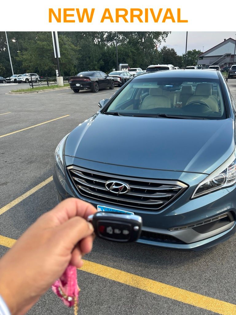 Nouveau Blue 2015 Hyundai Sonata Sedan Front-Wheel Drive 6-Speed Automatic