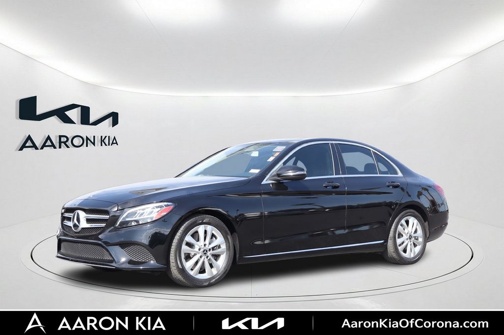 Black 2019 Mercedes-Benz C-Class Sedan Rear-Wheel Drive 9-Speed Automatic