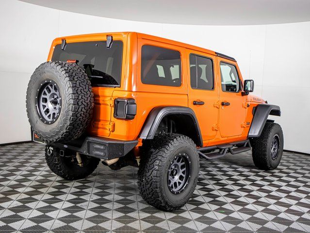 Used 2019 Orange Jeep Unlimited Rubicon image 3