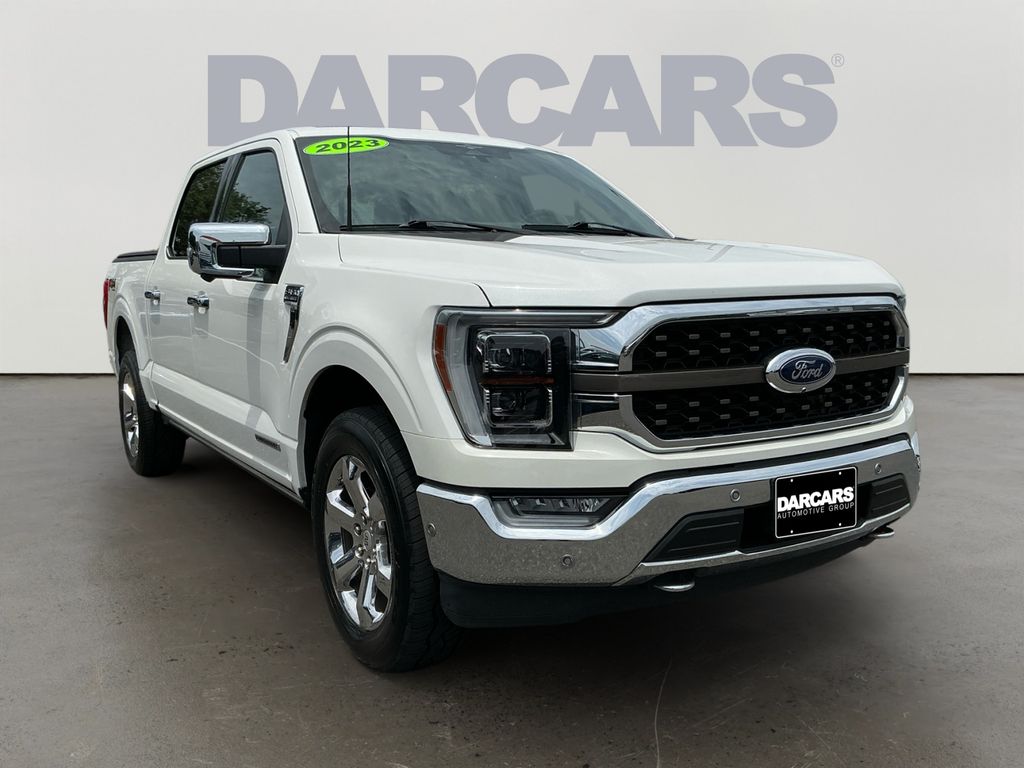 White Metallic 2023 Ford F-150 Pickup Truck Four-Wheel Drive Automatic