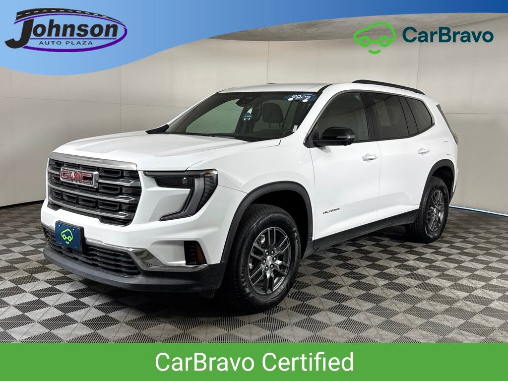 Summit White 2025 GMC Acadia SUV / Crossover Four-Wheel Drive 8-Speed Automatic