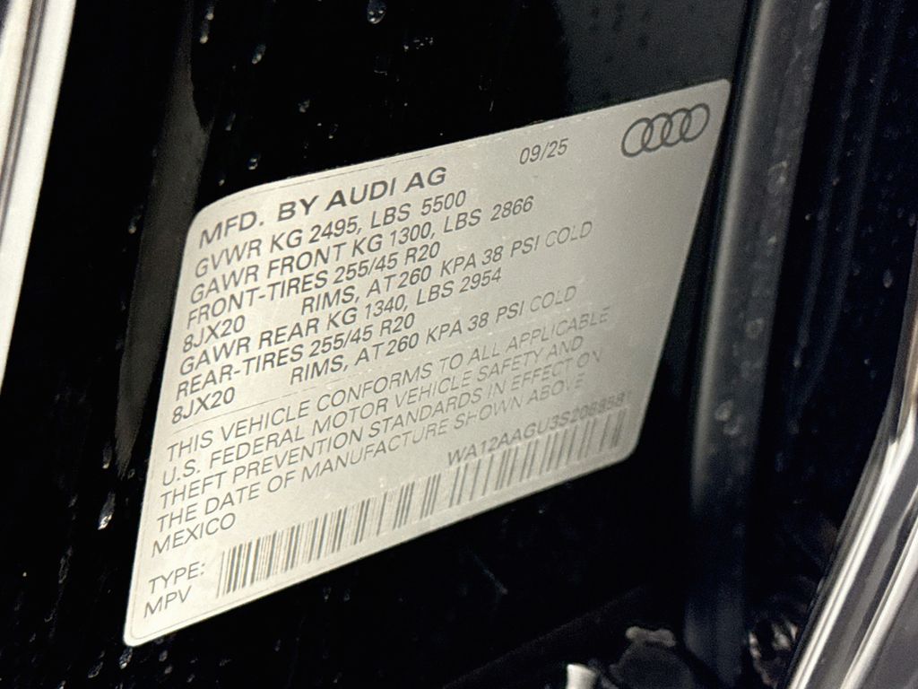 Used 2025 Black Audi 2.0T Premium Plus image 35