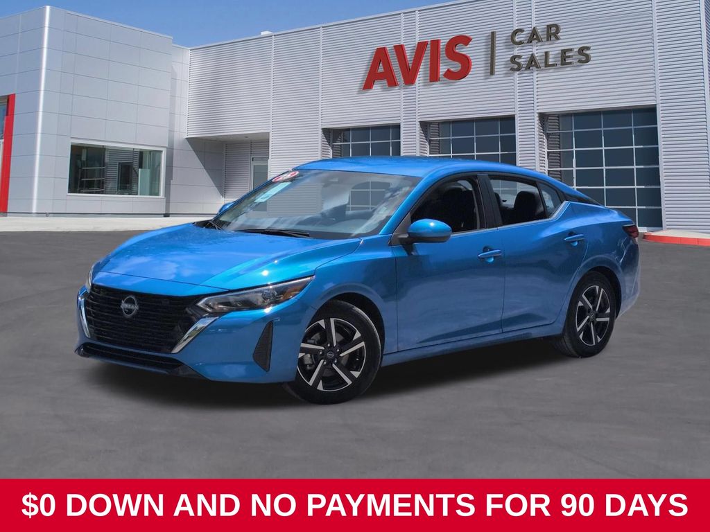 Electric Blue Metallic 2025 Nissan Sentra Sedan Front-Wheel Drive Continuously Variable Transmission