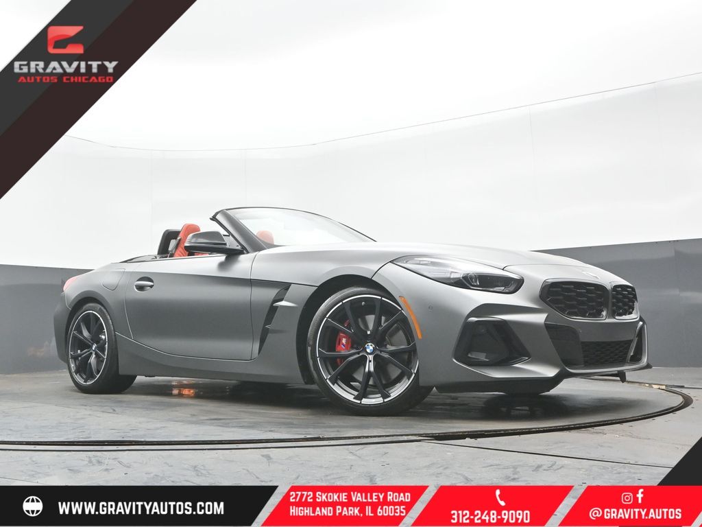 Frozen Gray II Metallic 2024 BMW Z4 M40i RWD Convertible Rear-Wheel Drive 8-Speed Automatic