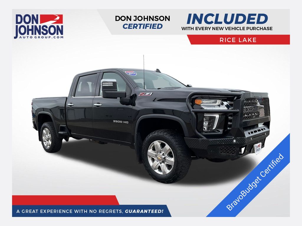 Black 2022 Chevrolet Silverado 3500HD Pickup Truck Four-Wheel Drive 6-Speed Automatic