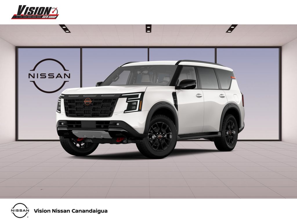 Aspen White Tricoat 2026 Nissan Armada SUV / Crossover Four-Wheel Drive 9-Speed Automatic