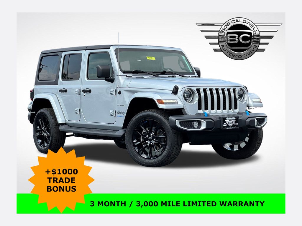 Silver Zynith Clearcoat 2023 Jeep Wrangler 4xe Sahara 4WD SUV / Crossover Four-Wheel Drive 8-Speed Automatic