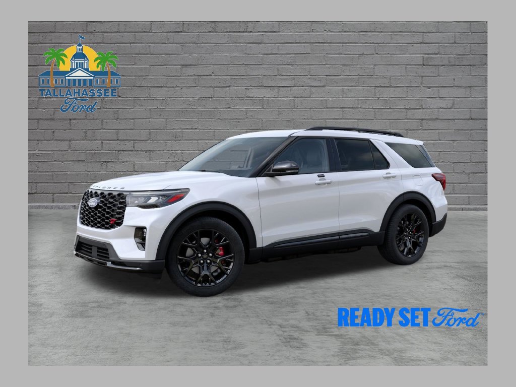 Star White Metallic Tri-Coat 2027 Ford Explorer SUV / Crossover Rear-Wheel Drive Automatic